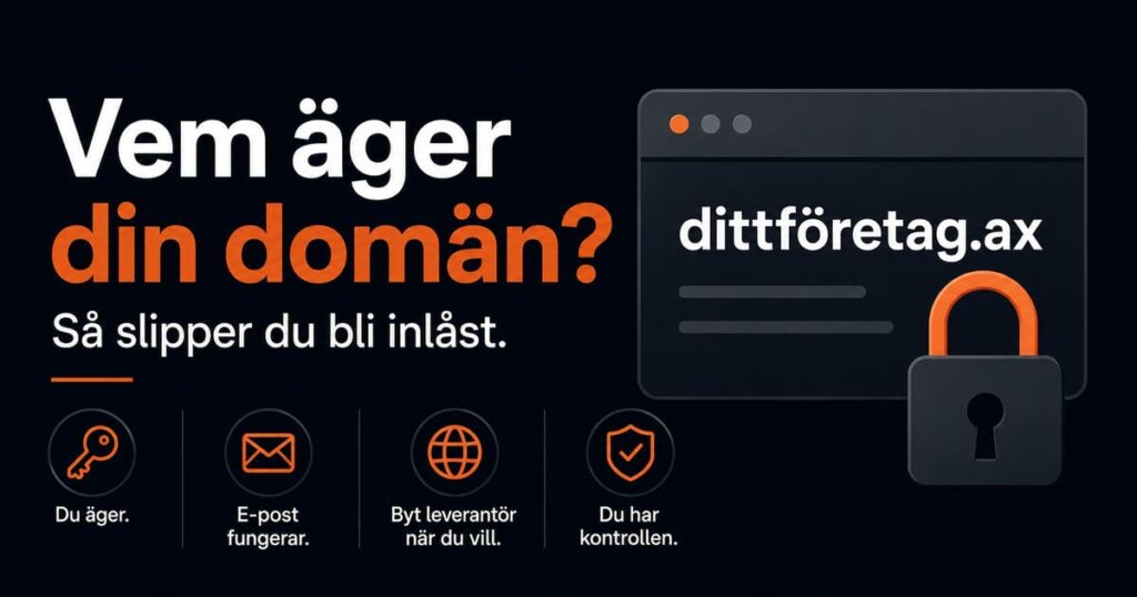 Vem äger din domän? Så slipper du bli inlåst
