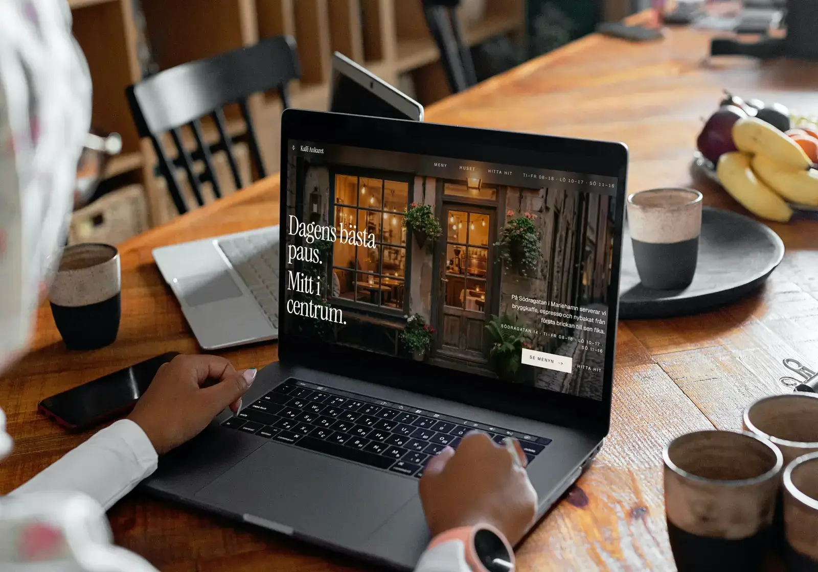 Kafé Ankaret – demokoncept för kafé med kustkänsla