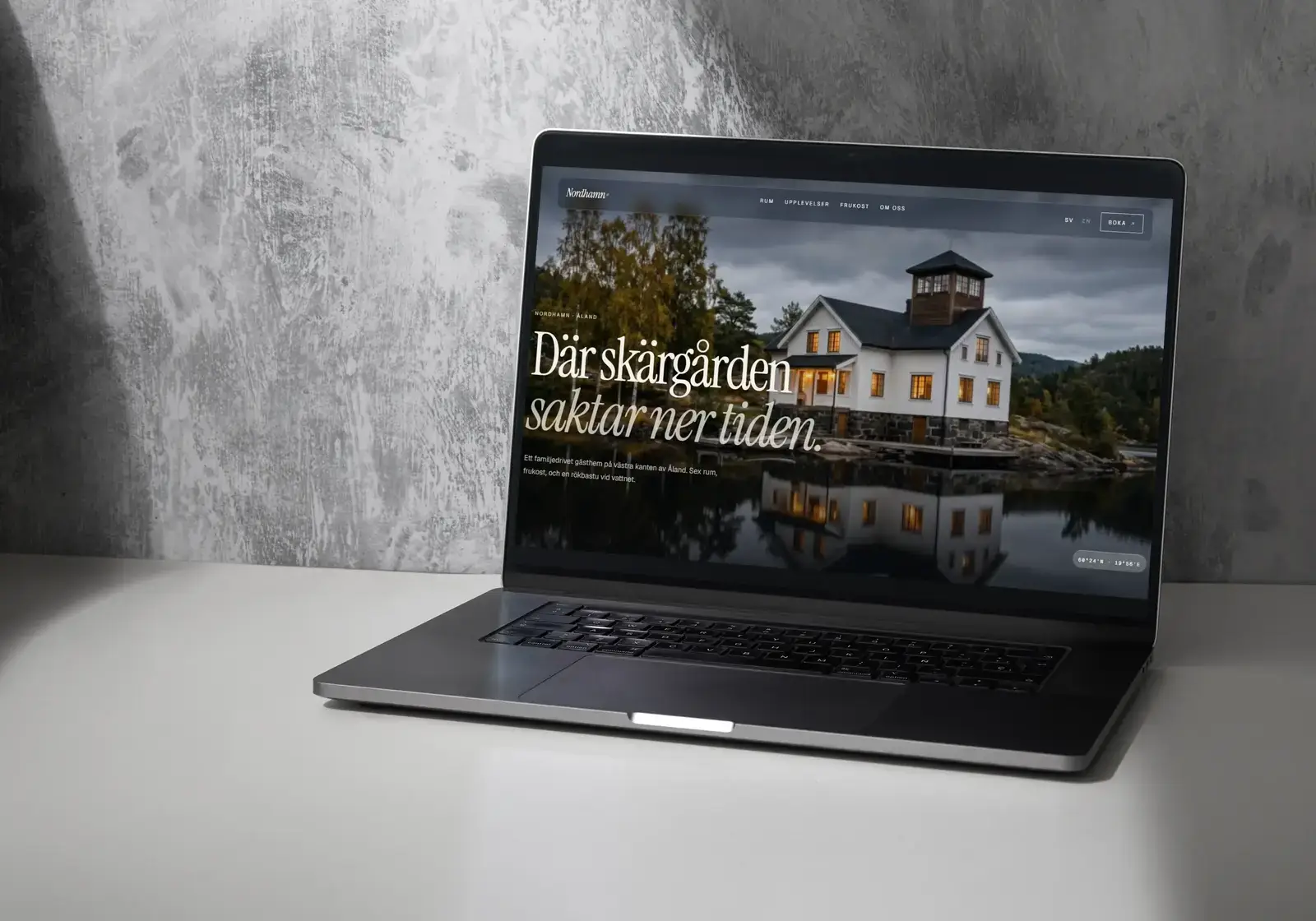 Nordhamn B&B – demokoncept för boutique-bed-and-breakfast i skärgården