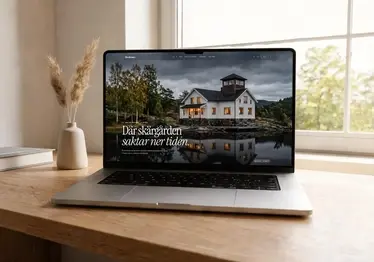 Nordhamn B&B – boendekoncept för Åland, demo av startsidan